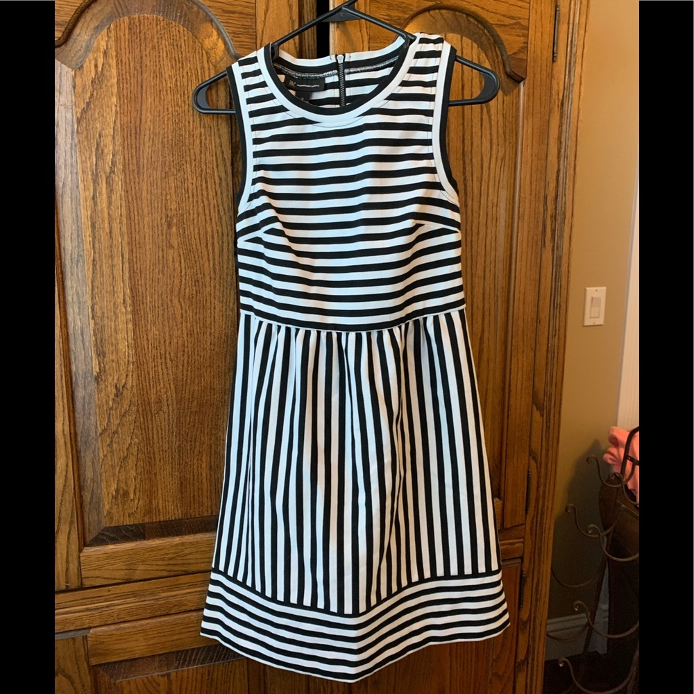 Really cute black and white striped dress by INC
